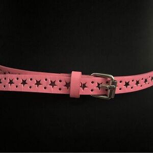 Pink Star Cutout Belt